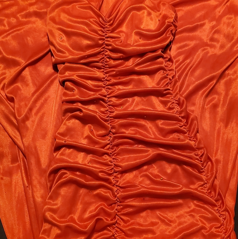Red tight Taboo dress